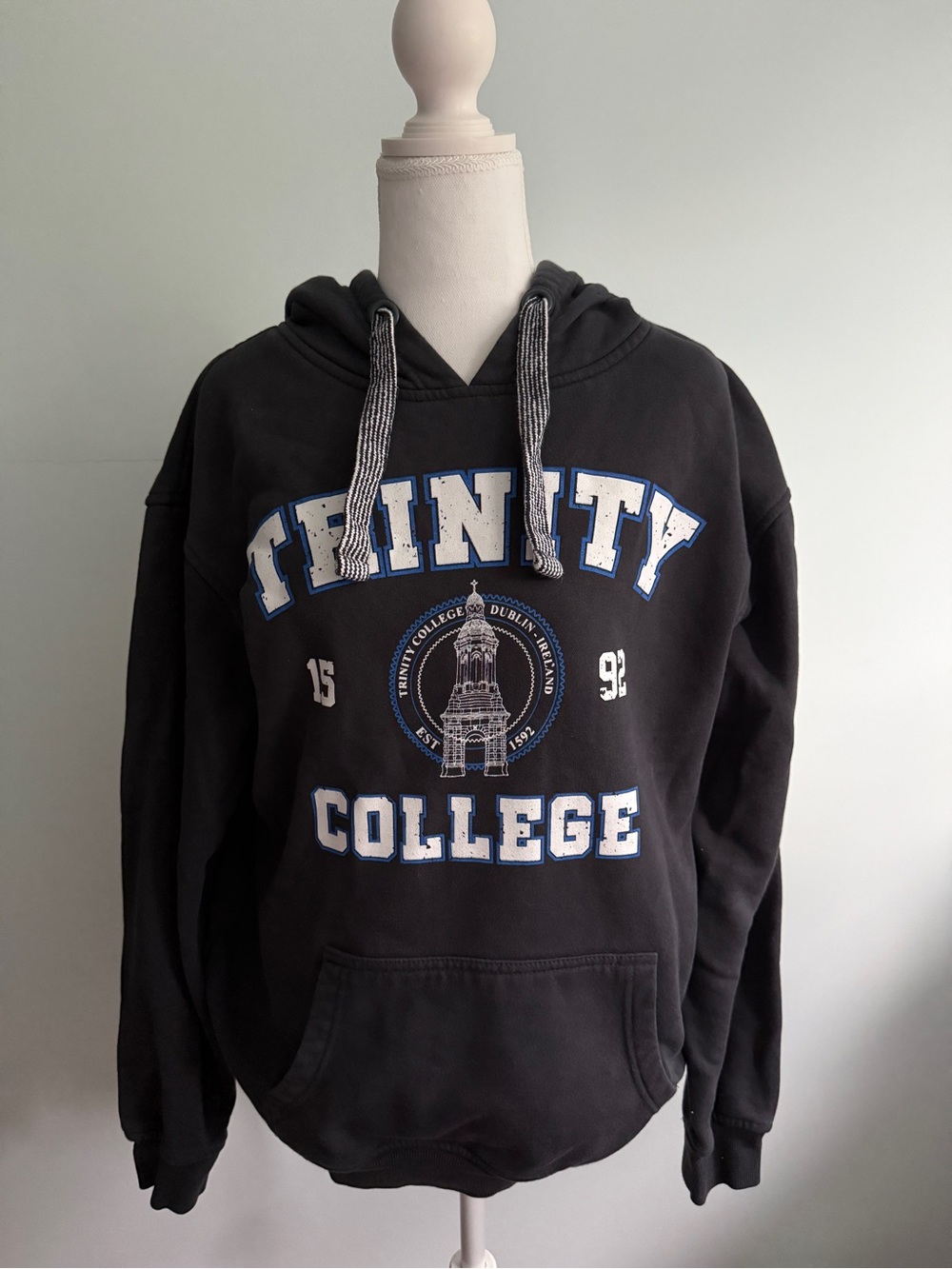 Trinity College Black Hooded Sweatshirt